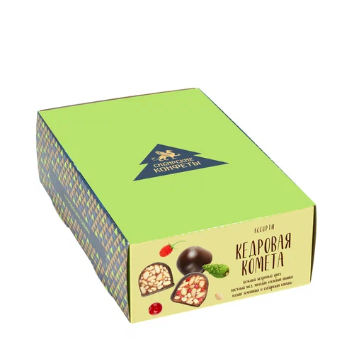  Кедровая комета Ассорти (9429) (классика, клюква, шишка, земляника), 540г   в Балаково