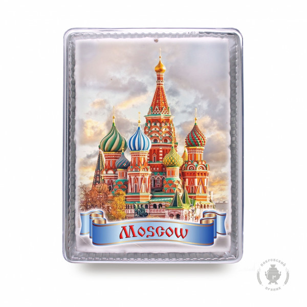 №3 Пряник 600г MOSCOW с фотопечатью (в подарочной пластиковой упаковке)  в Балаково